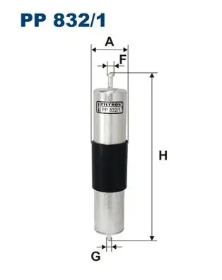 FILTRON PP832/1 Yakıt Filtresi resmi