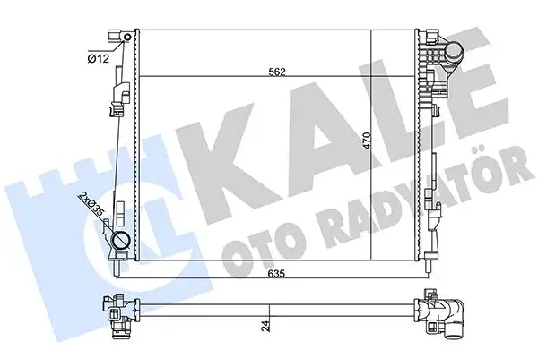 KALE 356895 Radyatör resmi