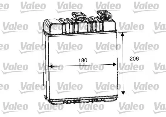 VALEO 812222 Kalorifer Radyatörü 9117283 resmi
