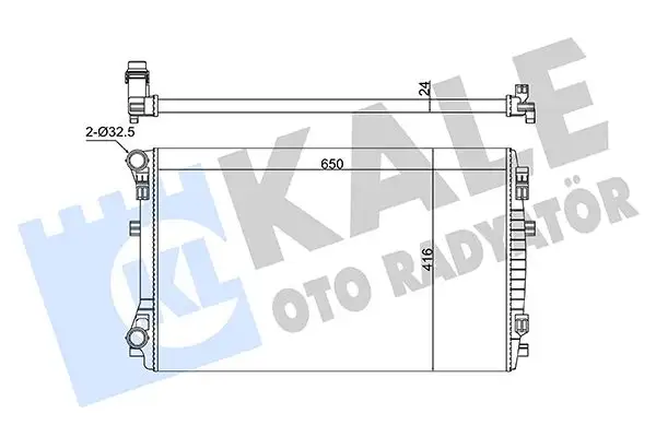 KALE 363145 Radyatör resmi