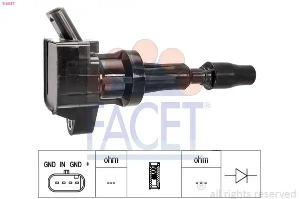 FACET 9.6547 Bobin 2503797 resmi