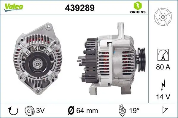 VALEO 439289 Şarj Dinamosu 7701499603 resmi