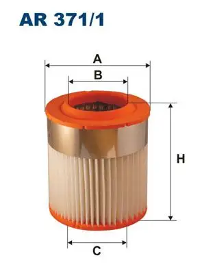FILTRON AR371/1 Hava Filtresi 4E0129620E resmi