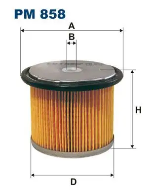 FILTRON PM858 Yakıt Filtresi resmi