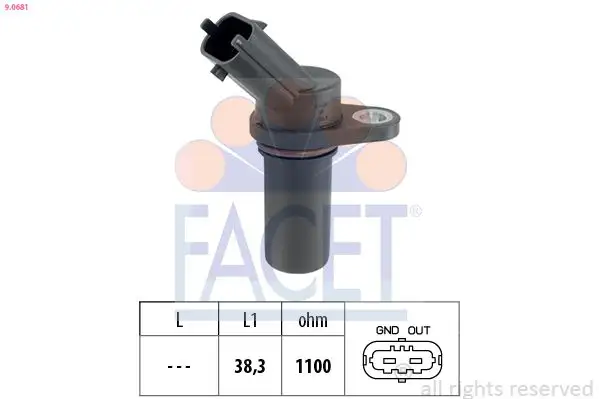 FACET 9.0681 Krank Sensörü 504129943 resmi