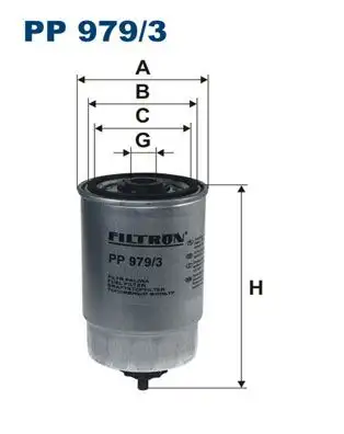 FILTRON PP979/3 Yakıt Filtresi 319223E200 resmi