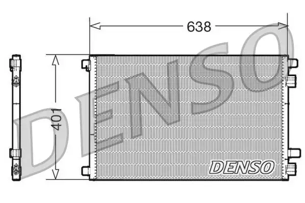DENSO DCN23012 Klima Radyatörü 8200115543 resmi