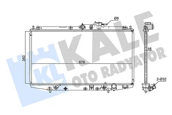 KALE 347585 Radyatör resmi