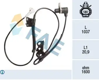 FAE 78418 ABS Hız Sensörü (Ön Sol) 89543340NM resmi