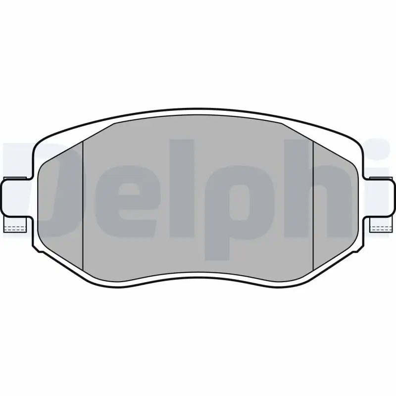 DELPHI LP3306 Ön Fren Balatası 410603407R resmi