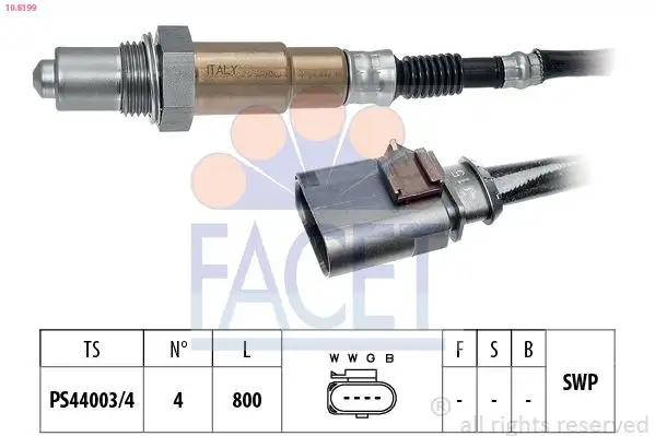 FACET 10.8199 Oksijen Sensörü resmi