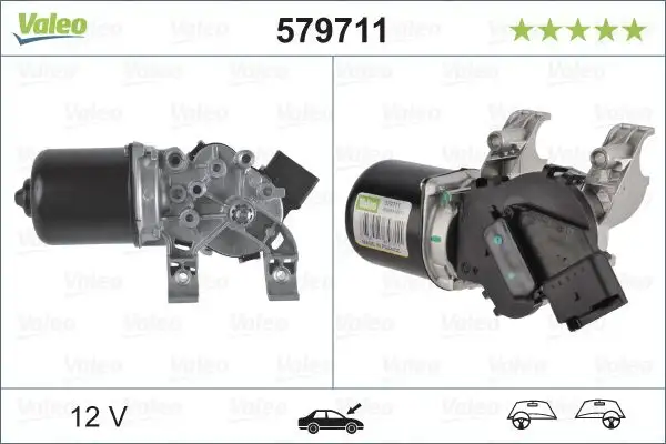 VALEO 579711 Silecek Motoru (Ön) 7701054828 resmi