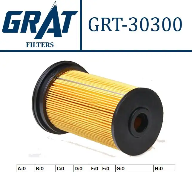 GRAT 30300 Yakıt Filtresi 13322246881 resmi