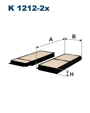 FILTRON K1212-2X Polen Filtresi resmi