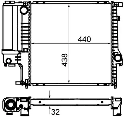 MAHLE CR330000S Radyatör resmi
