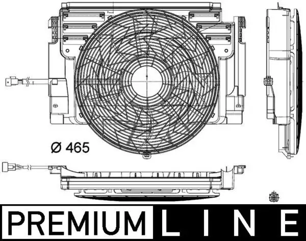 MAHLE CFF348000P Fan Motoru 64546921382 resmi