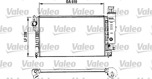 VALEO 730575 Radyatör resmi