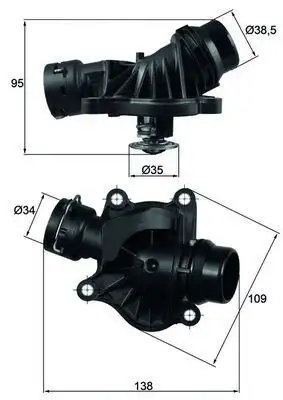 MAHLE TI23488 Termostat resmi