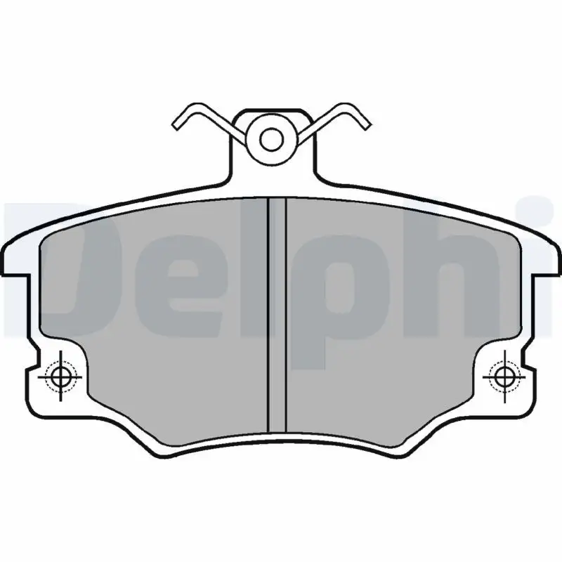 DELPHI LP459 Ön Fren Balatası resmi