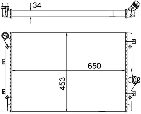 MAHLE CR1539002S Radyatör resmi