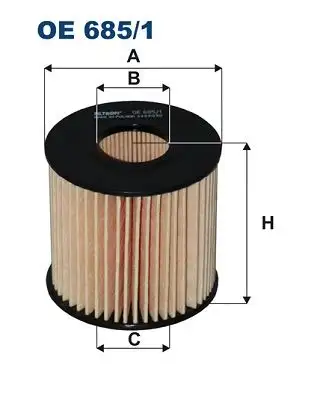 FILTRON OE685/1 Yağ Filtresi resmi
