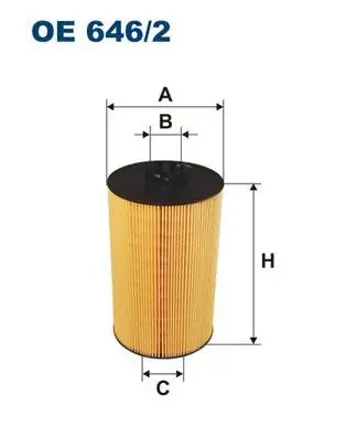 FILTRON OE646/2 Yağ Filtresi resmi