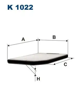 FILTRON K1022 Polen Filtresi 7700834816 resmi