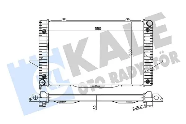KALE 372100 Radyatör resmi