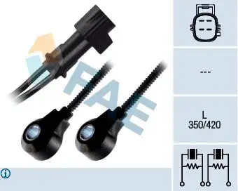 FAE 60212 Vuruntu Sensörü 6M5G12A699AA resmi