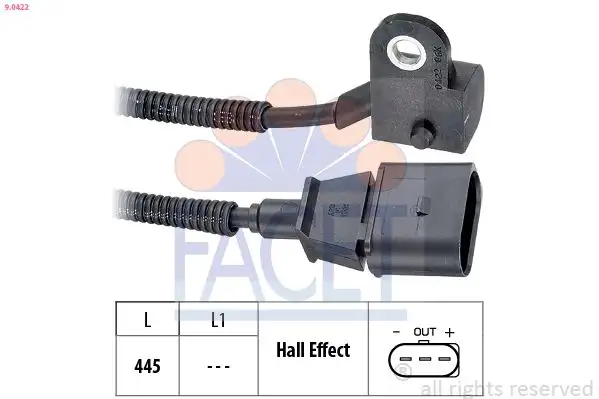 FACET 9.0422 Eksantrik Sensörü 038957147G resmi