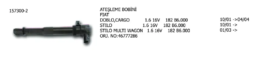 ÜNÜVAR 157300-2 Bobin 55180004 resmi