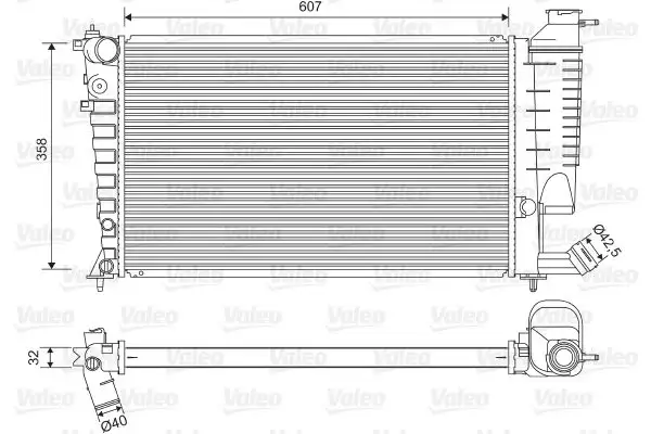 VALEO 732520 Radyatör resmi