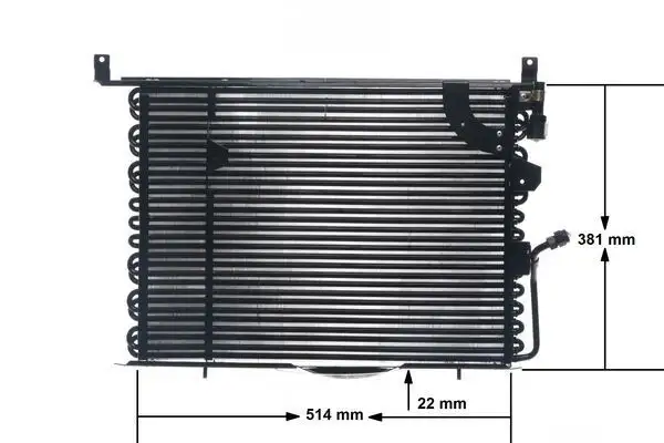 MAHLE AC149000S Klima Radyatörü A2018302870 resmi