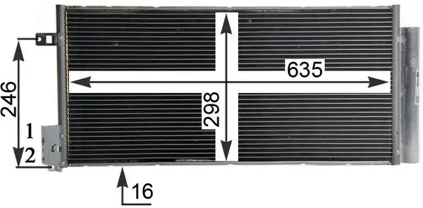 MAHLE AC505001S Klima Radyatörü resmi