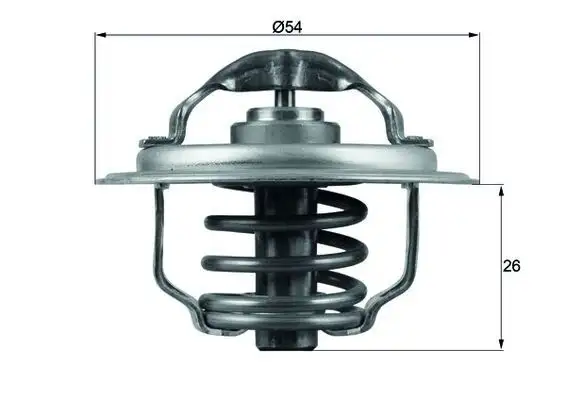 MAHLE TX11187D Termostat 03G121113 resmi