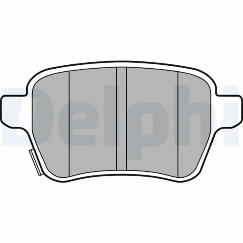 DELPHI LP3165 Arka Fren Balatası 95517078 resmi