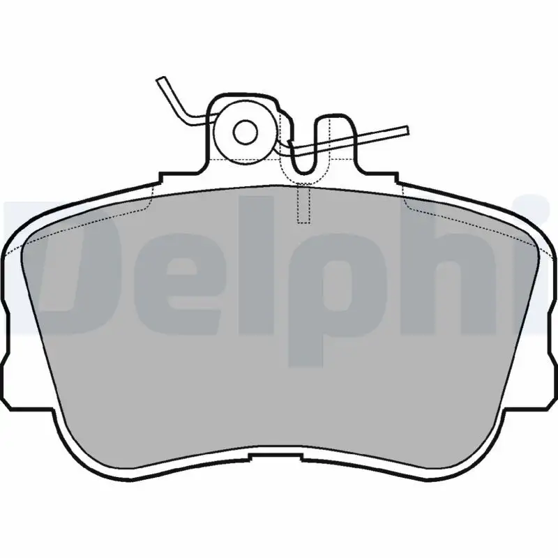 DELPHI LP881 Ön Fren Balatası resmi