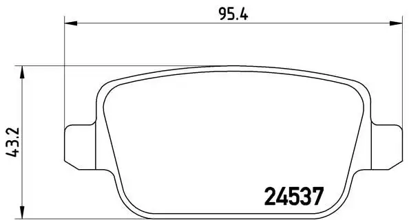 BREMBO P44016 Arka Fren Balatası resmi