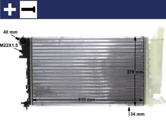 MAHLE CR481000S Radyatör resmi