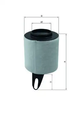 MAHLE LX1650 Hava Filtresi 13717524412 resmi