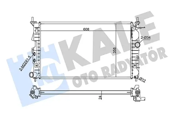 KALE 374100 Radyatör resmi