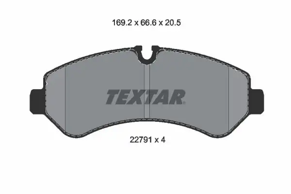 TEXTAR 2279101 Arka Fren Balatası resmi
