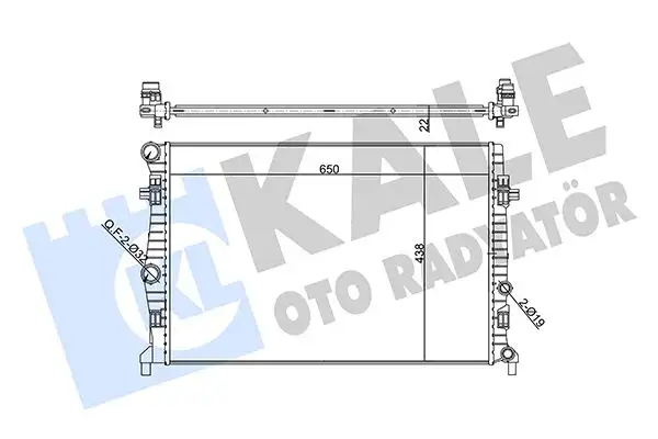 KALE 357265 Radyatör 5Q0121251EA resmi