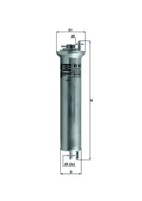 MAHLE KL96 Yakıt Filtresi 13321706909 resmi