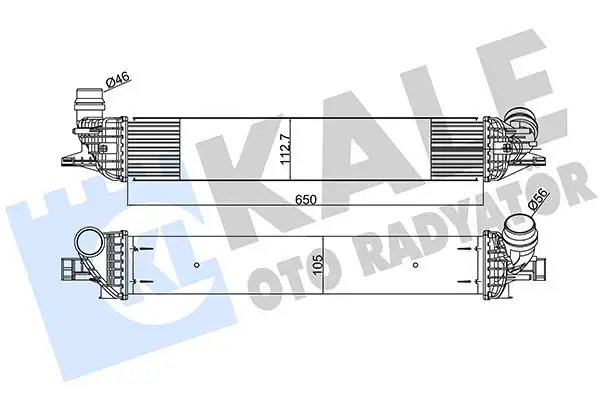 KALE 348200 Turbo Radyatörü 144960001R resmi