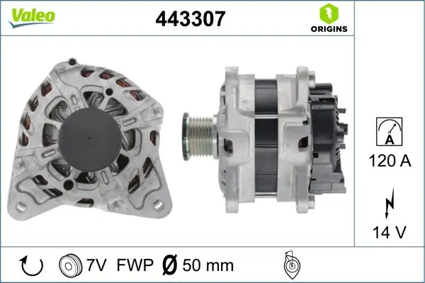 VALEO 443307 Şarj Dinamosu 231008272R resmi
