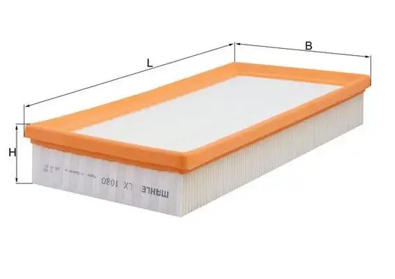 MAHLE LX1080 Hava Filtresi 3E129620 resmi