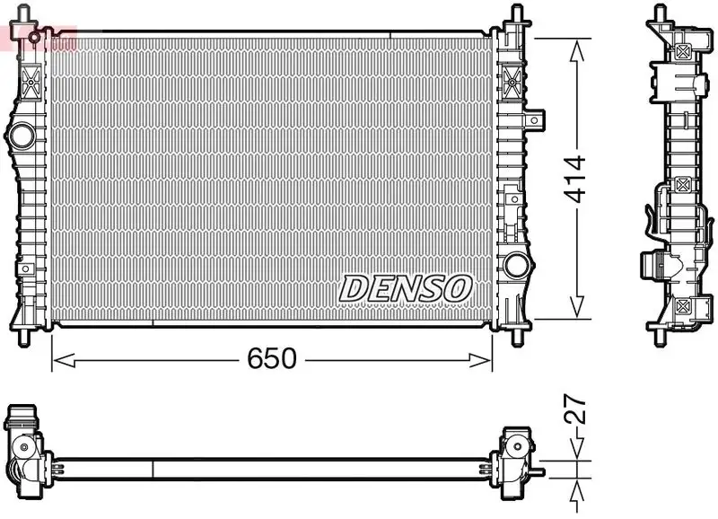 DENSO DRM21104 Radyatör 9678711180 resmi