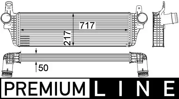 MAHLE CI242000P Turbo Radyatörü 7E0145804C resmi