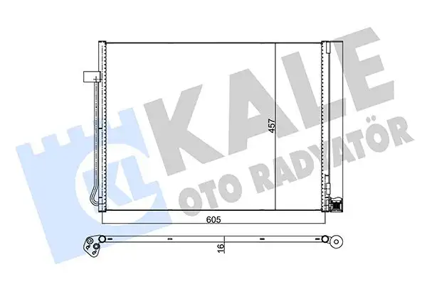 KALE 342495 Klima Radyatörü 64536972553 resmi